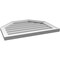 Ekena Millwork Octagonal Top Surface Mount PVC Gable Vent w/ 2"W x 1-1/2"P Brickmould Frame, 26"W x 20"H GVPOT26X2002SN - alternate 5